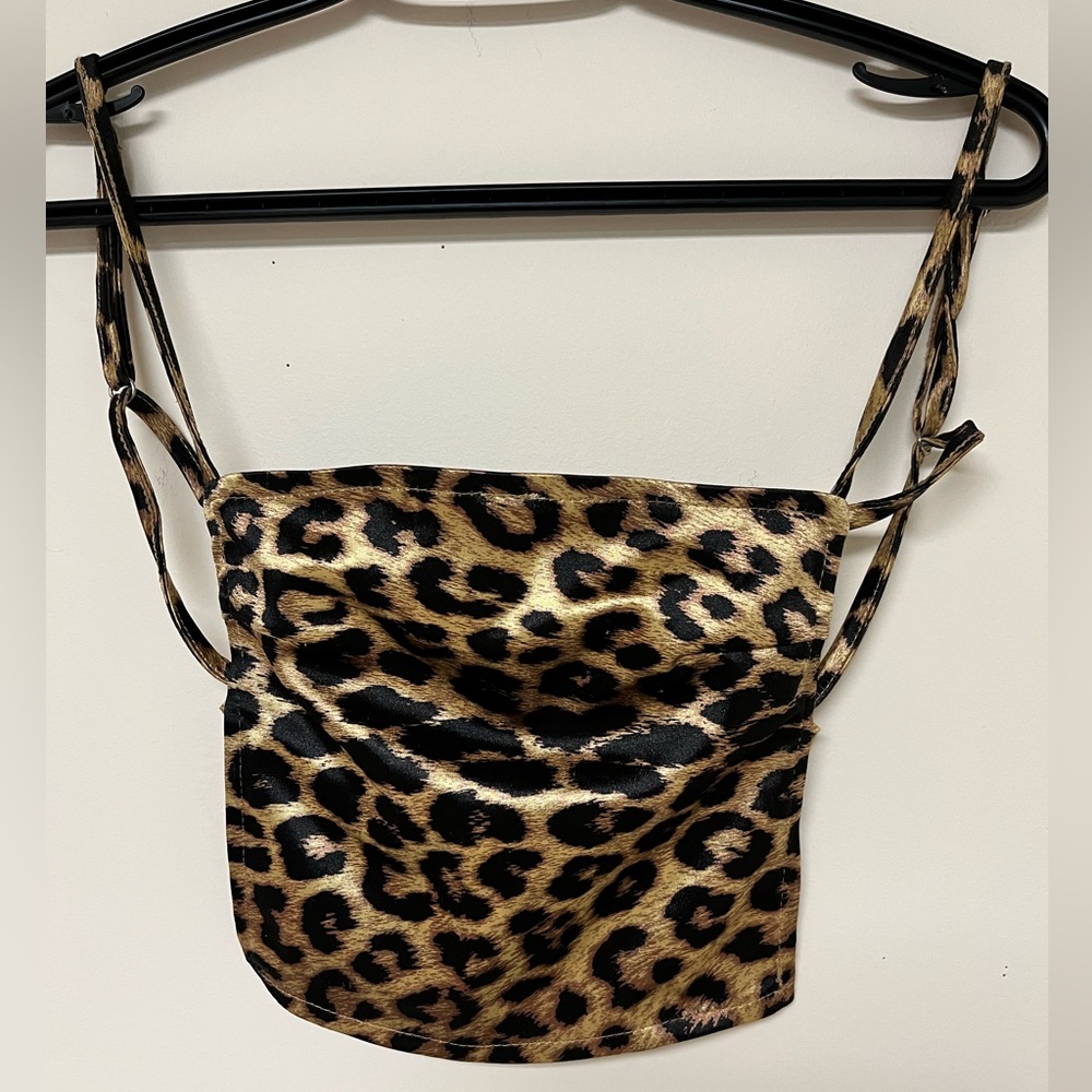 Backless Leopard Print Tank Top
